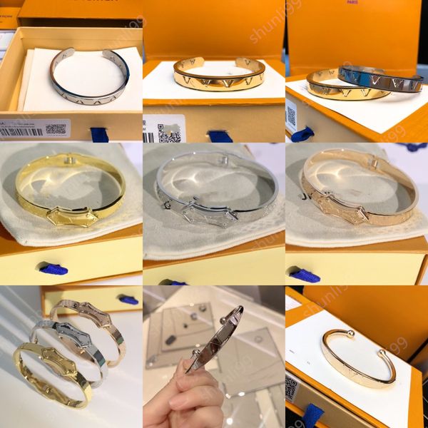 classic mens stainless steel bracelet brand designer bracelet jewelry womens adjustable bangle valentines day gift no box, Golden;silver
classic mens stainless steel bracelet brand designer bracelet jewelry womens adjustable bangle valentines day gift no box, Golden;silver