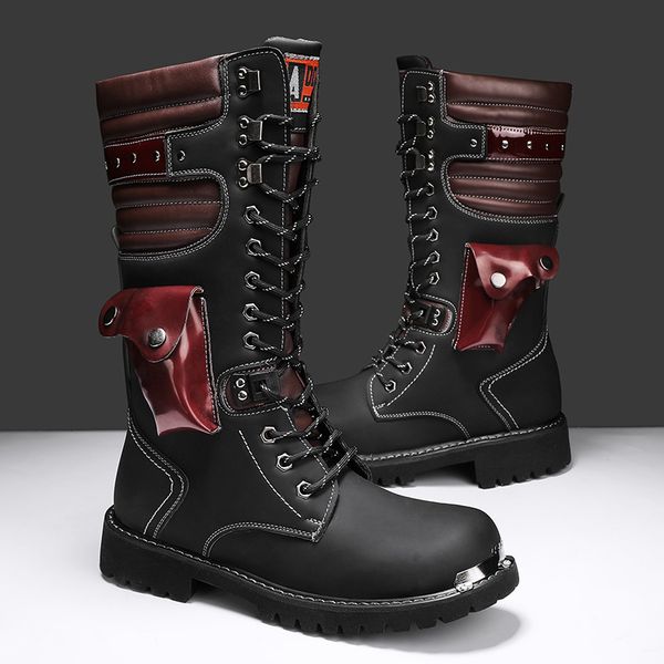 boots retro men's motorcycle casual cowboy gothic punk shoes genuine leather ankle military tactical 230320, Black
boots retro men's motorcycle casual cowboy gothic punk shoes genuine leather ankle military tactical 230320, Black