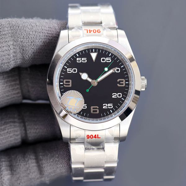 luxury st9 mens watch air 41mm king stainless steel 2813 movement automatic mechanical watches luminous waterproof sapphire series men wrist, Slivery;brown
luxury st9 mens watch air 41mm king stainless steel 2813 movement automatic mechanical watches luminous waterproof sapphire series men wrist, Slivery;brown