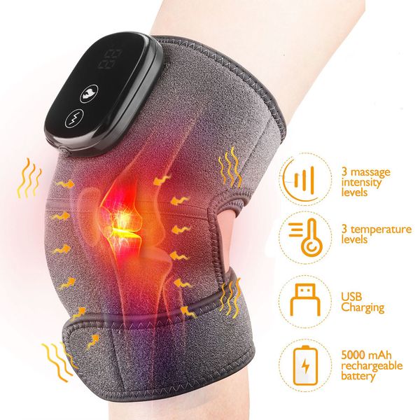 leg massagers electric heating knee massage compress therapy support brace protector for knee shoulder hand pain relief joint recovering 230
leg massagers electric heating knee massage compress therapy support brace protector for knee shoulder hand pain relief joint recovering 230