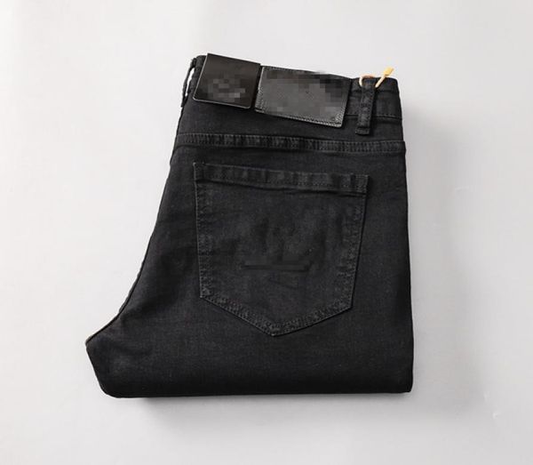 design style mens designer luxury jeans black fashion trousers cowboy famous brand zipper slimleg business casual pants w28w402752720, Blue
design style mens designer luxury jeans black fashion trousers cowboy famous brand zipper slimleg business casual pants w28w402752720, Blue