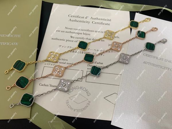 2023 four-leaf clover bracelet chain. the brand's most classic explosive four-leaf clover five-flower designer bracelet. designer jewel, Black
2023 four-leaf clover bracelet chain. the brand's most classic explosive four-leaf clover five-flower designer bracelet. designer jewel, Black