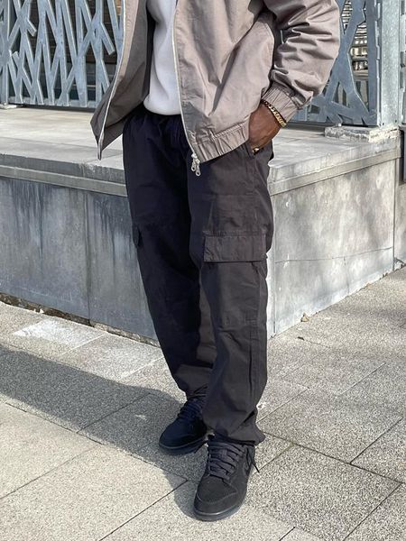 men's pants casual pants men summer y2k fashion multi colors loose fit pantalones tipo cargo side pockets straight leg long baggy trous, Black
men's pants casual pants men summer y2k fashion multi colors loose fit pantalones tipo cargo side pockets straight leg long baggy trous, Black
