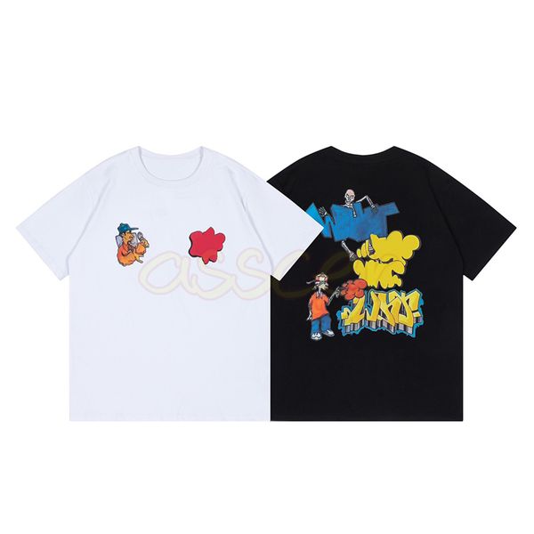 men womens fashion style t shirt designer mens cartoon printing tees couples summer clothing size s-xl, White;black
men womens fashion style t shirt designer mens cartoon printing tees couples summer clothing size s-xl, White;black