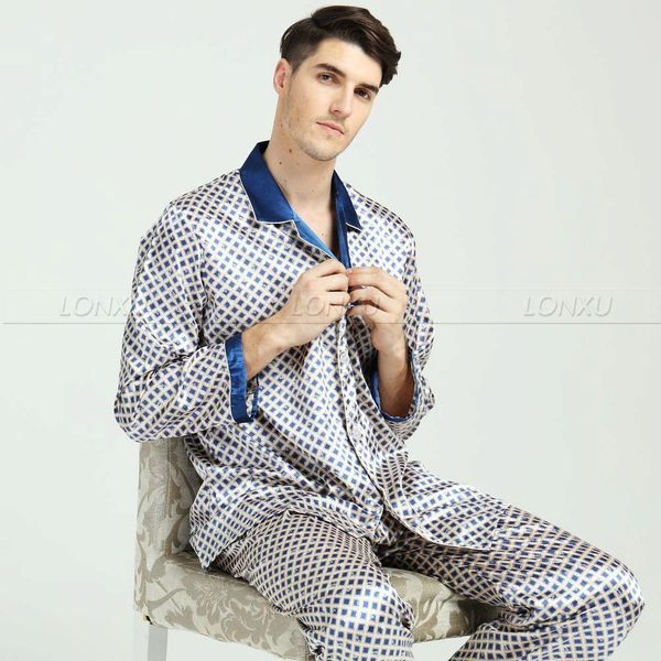 men's sleepwear mens silk satin pajamas set pajama pyjamas set sleepwear loungewear l xl xxl 3xl 230320, Black;brown
men's sleepwear mens silk satin pajamas set pajama pyjamas set sleepwear loungewear l xl xxl 3xl 230320, Black;brown