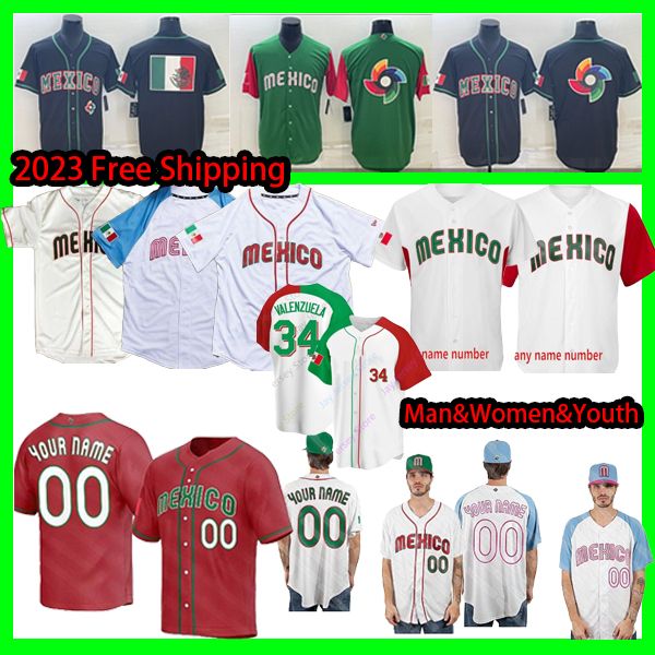 2023 world classic mexico baseball jersey custom made 2 luis urias 56 randy arozarena 13 alan trejo 17 isaac paredes 45 joey meneses 62 jona, Blue;black
2023 world classic mexico baseball jersey custom made 2 luis urias 56 randy arozarena 13 alan trejo 17 isaac paredes 45 joey meneses 62 jona, Blue;black
