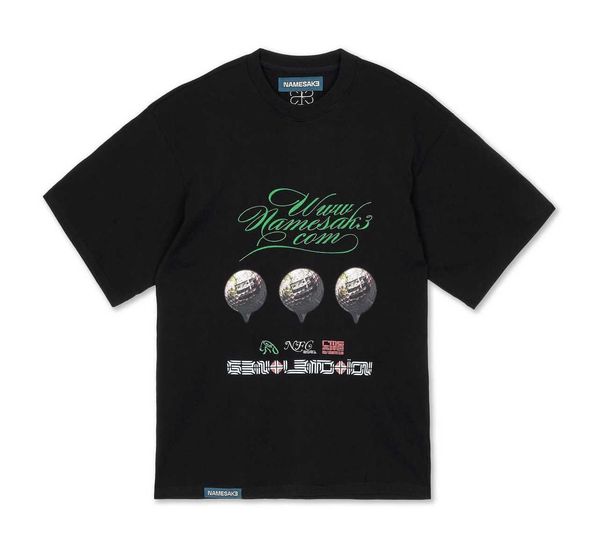high edition namensak3 small sign embroidery street loose short sleeve t-shirt, White;black
high edition namensak3 small sign embroidery street loose short sleeve t-shirt, White;black
