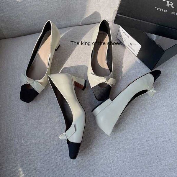 designer the row dress shoes high heel single shoes for women in summer 2022 new style square head versatile color matching small fragrant, Black
designer the row dress shoes high heel single shoes for women in summer 2022 new style square head versatile color matching small fragrant, Black