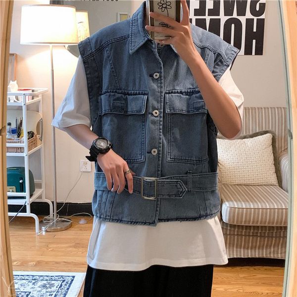 men's vests design jeans casual slim denim waistcoat men man sleeveless summer mens clothes 230320, Black;white
men's vests design jeans casual slim denim waistcoat men man sleeveless summer mens clothes 230320, Black;white