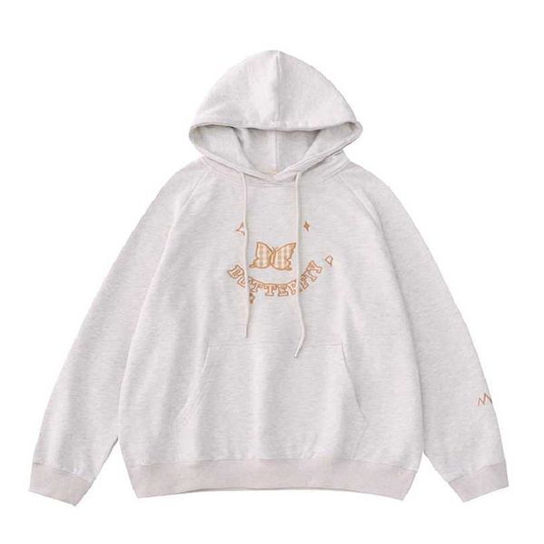 women's hoodies vigorous girl feeling butterfly patch embroidery hooded raglan sleeve loose pullover sweater girl, Black
women's hoodies vigorous girl feeling butterfly patch embroidery hooded raglan sleeve loose pullover sweater girl, Black