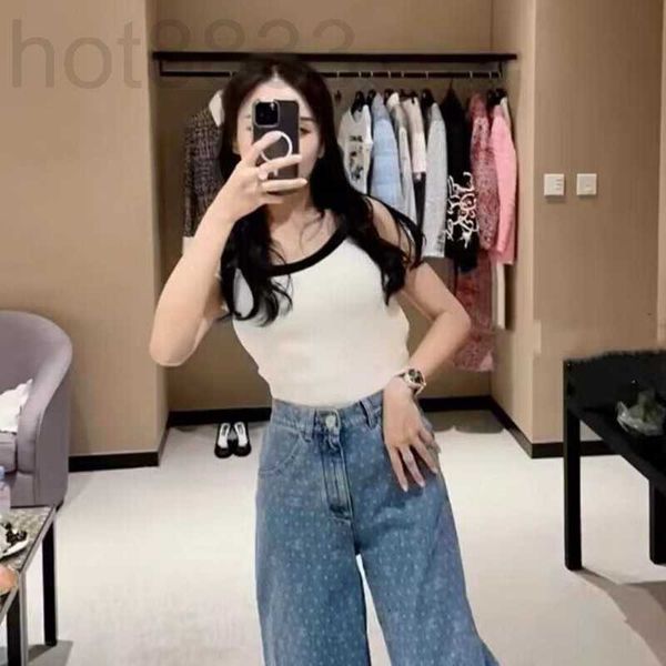 women's tanks & camis designer black and white contrast knitted elastic strap tank 2023 early spring new celebrity slim fit bottom shir
women's tanks & camis designer black and white contrast knitted elastic strap tank 2023 early spring new celebrity slim fit bottom shir