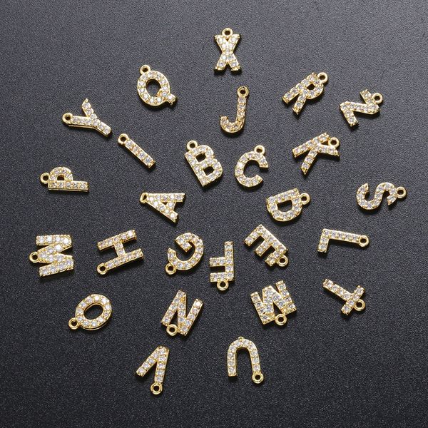 charms zhukou 8x85mm brass cubic zirconia crystal 26 letter pendants for women earring jewelry accessories wholesale vd545 230320, Bronze;silver
charms zhukou 8x85mm brass cubic zirconia crystal 26 letter pendants for women earring jewelry accessories wholesale vd545 230320, Bronze;silver