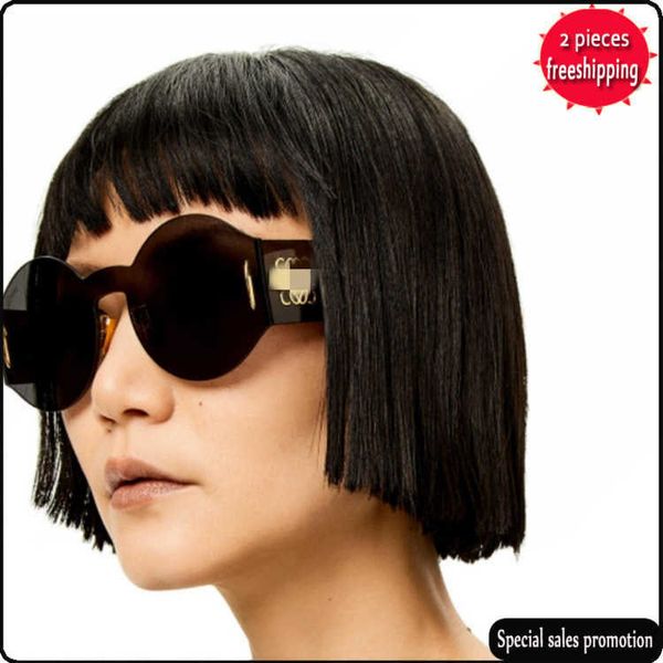 designer brand design vintage sunglasses uv400 women 23 luo yijia 1-piece round frame goggl net red ins the same mirror lw shades fashion, White;black
designer brand design vintage sunglasses uv400 women 23 luo yijia 1-piece round frame goggl net red ins the same mirror lw shades fashion, White;black