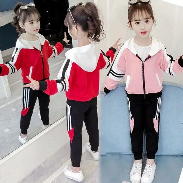 clothing sets girl fashion outfit 2pcs set spring autumn toddler girls hooded cotton sweatshirt pants student tracksuit boutique clothes 230, White
clothing sets girl fashion outfit 2pcs set spring autumn toddler girls hooded cotton sweatshirt pants student tracksuit boutique clothes 230, White