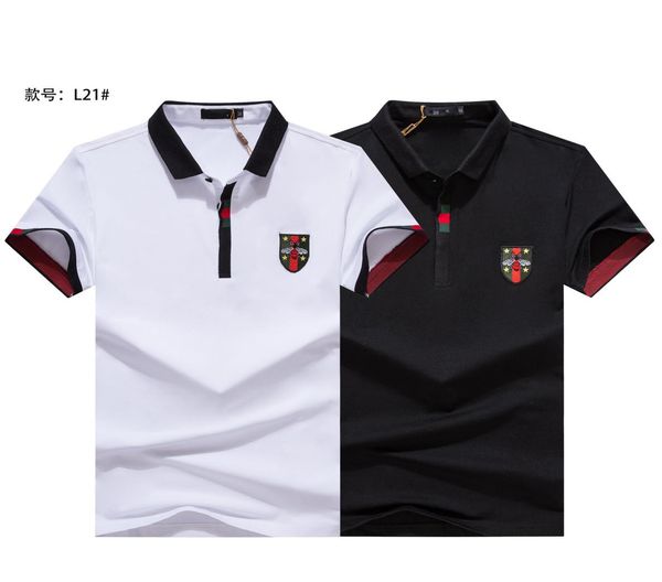 22ss brands solid cotton polo with striped embroideries men polo shirt collar polos mens t shirts clothing shorts poloshirt g6153268907, White;black
22ss brands solid cotton polo with striped embroideries men polo shirt collar polos mens t shirts clothing shorts poloshirt g6153268907, White;black