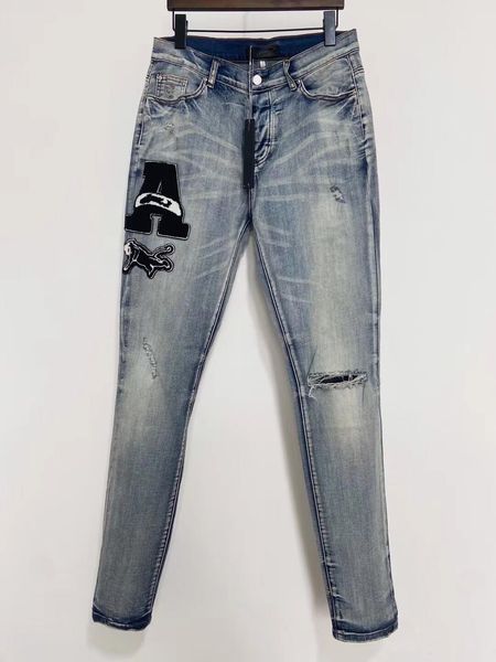 2023 men's jeans designers jean hombre trousers men embroidery patchwork ripped for trend brand motorcycle pant mens skinny luxurys, Blue
2023 men's jeans designers jean hombre trousers men embroidery patchwork ripped for trend brand motorcycle pant mens skinny luxurys, Blue