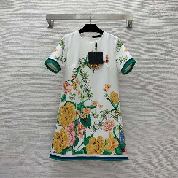 designer long dresses shirts printing heavy work handmade beaded diamond decoration a-line round neck slim short sleeve dress brand logo clo, Black;gray
designer long dresses shirts printing heavy work handmade beaded diamond decoration a-line round neck slim short sleeve dress brand logo clo, Black;gray