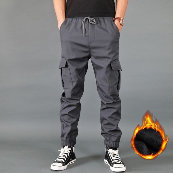 men's pants winter men thick fleece joggers multi pocket loose sport trousers male casual warm sweatpants cargo m6xl 230317, Black
men's pants winter men thick fleece joggers multi pocket loose sport trousers male casual warm sweatpants cargo m6xl 230317, Black