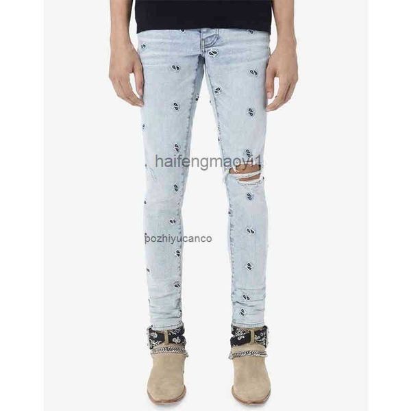 designer men jeans ch high street tide brand wash water light blue embroidery small eyes cashew flower hole slim fit small leg j
designer men jeans ch high street tide brand wash water light blue embroidery small eyes cashew flower hole slim fit small leg j