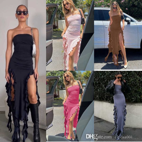 2023 summer dresses fashion womens new off shoulder dress bra wrapped hip slim irregular skirt, Black;gray
2023 summer dresses fashion womens new off shoulder dress bra wrapped hip slim irregular skirt, Black;gray