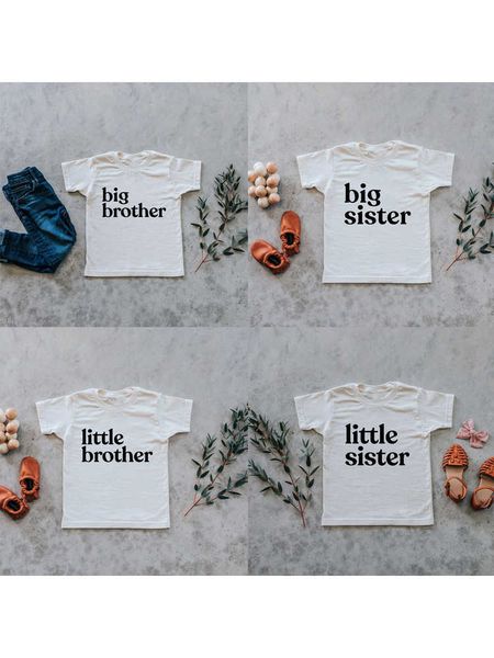 t-shirts big/little brother/sister summer t-shirt boys girls promoted to brothers/sisters anouncement t-shirts short sleeve clothes w0317, Blue
t-shirts big/little brother/sister summer t-shirt boys girls promoted to brothers/sisters anouncement t-shirts short sleeve clothes w0317, Blue