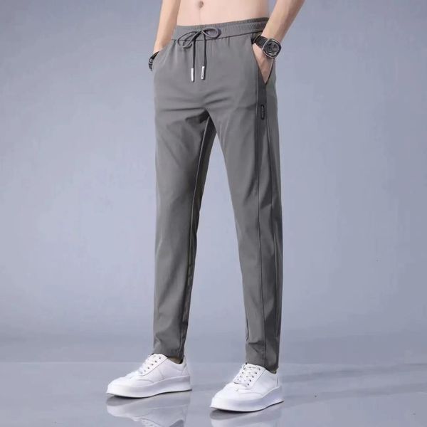 men's pants men's summer thin ice silk trousers loose breathable straight-leg casual pants thin quick-drying sports pants l03 2303, Black
men's pants men's summer thin ice silk trousers loose breathable straight-leg casual pants thin quick-drying sports pants l03 2303, Black