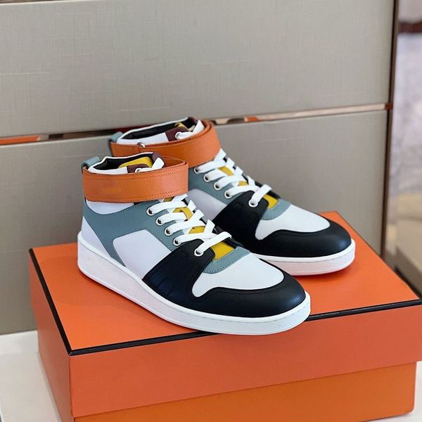 italy design tyle high-sneaker shoes women orange rubber sole comfort skateboard walking epsom heritage goatskin leather trainers eu38-46, Black
italy design tyle high-sneaker shoes women orange rubber sole comfort skateboard walking epsom heritage goatskin leather trainers eu38-46, Black