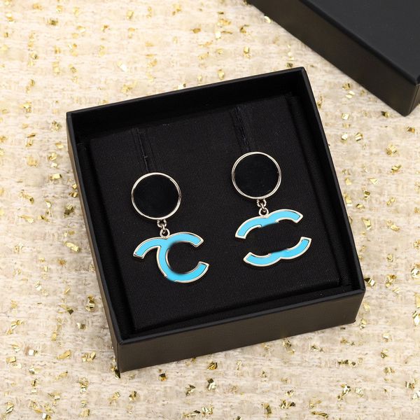 2023 luxury quality charm drop earring with black and blue color enamel in 18k gold plated have box stamp round shape design ps7627a, Golden
2023 luxury quality charm drop earring with black and blue color enamel in 18k gold plated have box stamp round shape design ps7627a, Golden