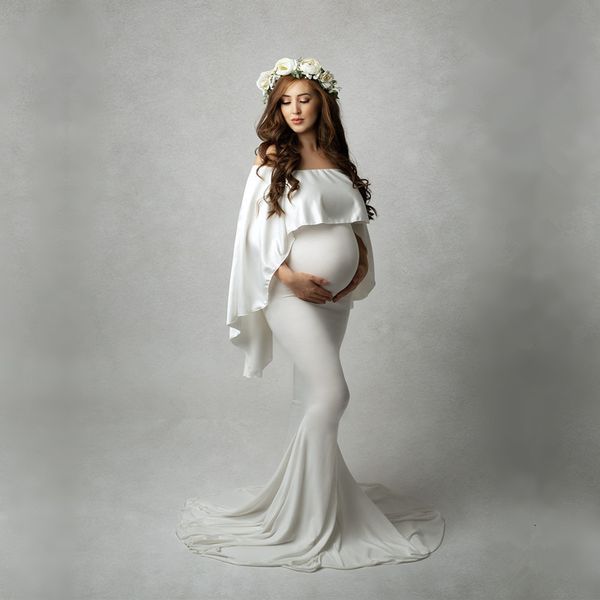 maternity dresses pography cape and sets pregnancy po shoot long fitting stretchy pregnant 230320, White
maternity dresses pography cape and sets pregnancy po shoot long fitting stretchy pregnant 230320, White