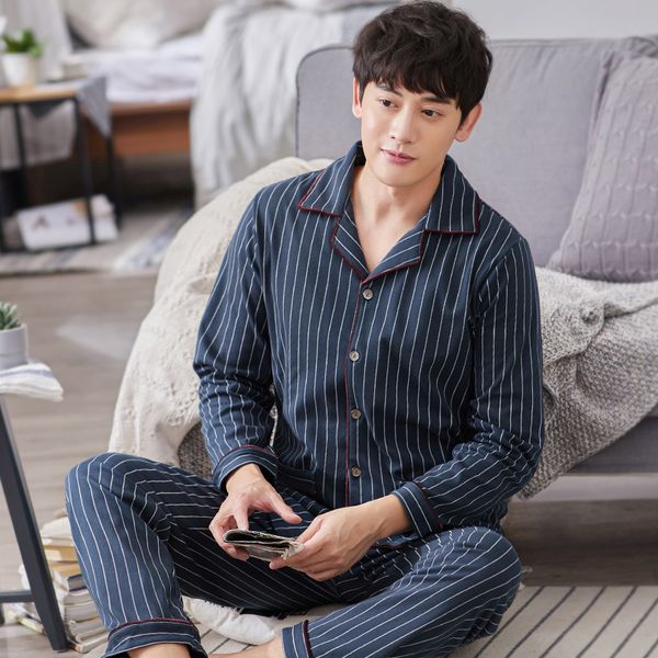 men's sleepwear 100% cotton pijama for men 2 pieces sleepwear pyjamas plaid blue spring bedgown home clothes man pjs pure cotton pajama, Black;brown
men's sleepwear 100% cotton pijama for men 2 pieces sleepwear pyjamas plaid blue spring bedgown home clothes man pjs pure cotton pajama, Black;brown