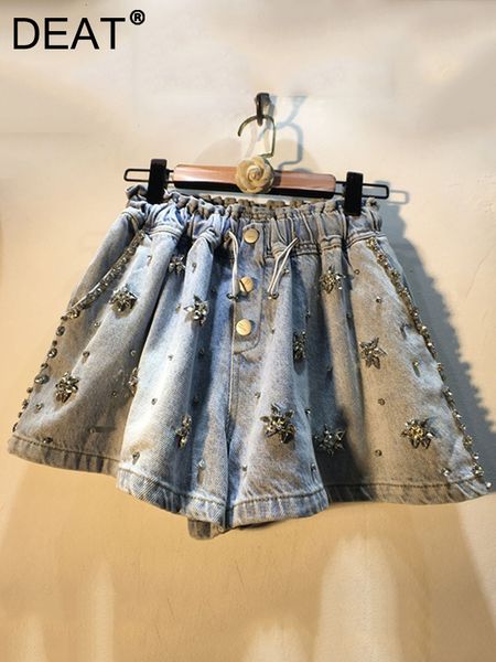women's shorts deat casual fashion denim high waist diamonds pentagram straight short jeans female summer 2023 17a2068 230320, White;black
women's shorts deat casual fashion denim high waist diamonds pentagram straight short jeans female summer 2023 17a2068 230320, White;black