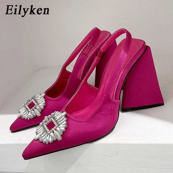 sandals new fashion pointed toe shallow women pump crystal rhinestone triangle high heel club wedding slip on shoes 230320, Black
sandals new fashion pointed toe shallow women pump crystal rhinestone triangle high heel club wedding slip on shoes 230320, Black