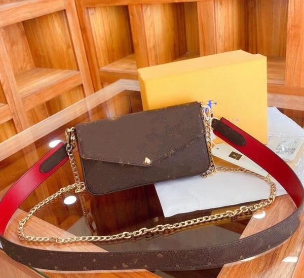luxurys designer bag 3pcs/set accessories women bags handbag crossbody leather female purse louiseity fashion flower lady shoulder bag walle, Red;black
luxurys designer bag 3pcs/set accessories women bags handbag crossbody leather female purse louiseity fashion flower lady shoulder bag walle, Red;black
