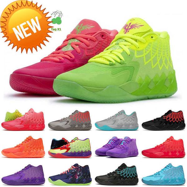 5a 2023 classic designer mens lamelo 1 ball basketball shoes mb.01 rick and moty rock all blue buzz queen x men tennis sports shoe trainers, Black
5a 2023 classic designer mens lamelo 1 ball basketball shoes mb.01 rick and moty rock all blue buzz queen x men tennis sports shoe trainers, Black