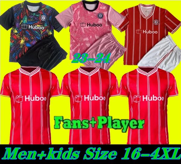player fans 23 24 bristol city soccer jerseys home red 2023 2024 robins paterson wells weimann mens kids kits full sets camisetas de futbol, Black;yellow
player fans 23 24 bristol city soccer jerseys home red 2023 2024 robins paterson wells weimann mens kids kits full sets camisetas de futbol, Black;yellow