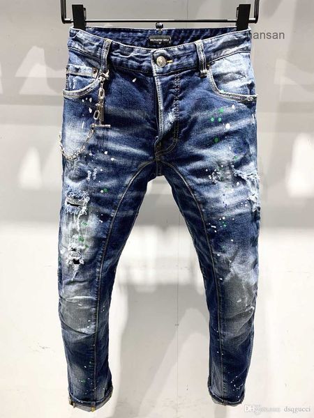 man moto d2 hip dsq2 casual dsquared2 jeans dsquare hop rock 2 mens classic fashion design ripped jeans distressed skinny de mpx s gom8, Blue
man moto d2 hip dsq2 casual dsquared2 jeans dsquare hop rock 2 mens classic fashion design ripped jeans distressed skinny de mpx s gom8, Blue