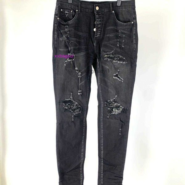 designer jeans for mens new hole worn cashew nut flower elastic slim fit black denim trousers men's and women's high street fashi, Blue
designer jeans for mens new hole worn cashew nut flower elastic slim fit black denim trousers men's and women's high street fashi, Blue