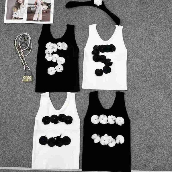 women's knits & tees designer 2023 summer new fashion versatile 3d flower age reducing slim fit short knitted strap tank women exx3, White
women's knits & tees designer 2023 summer new fashion versatile 3d flower age reducing slim fit short knitted strap tank women exx3, White