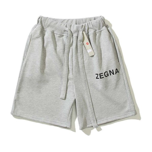 men's shorts american fog double thread co branded new wide drawstring letter streamer casual sports five point shorts, White;black
men's shorts american fog double thread co branded new wide drawstring letter streamer casual sports five point shorts, White;black
