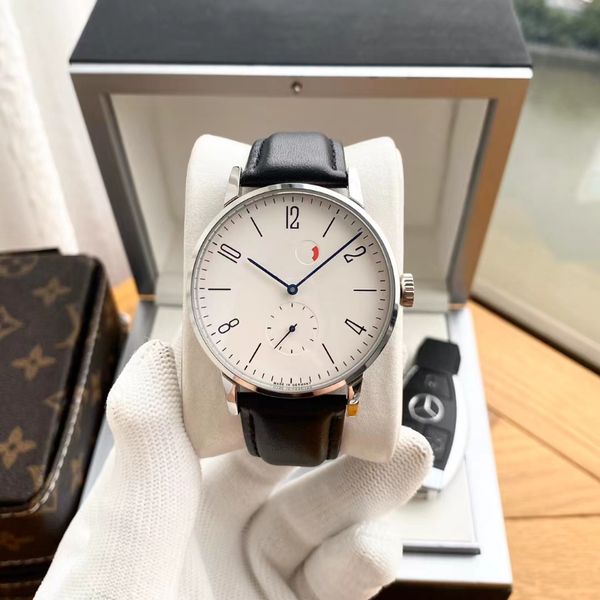 men's watch simple and magnificent nomos fully automatic mechanical watch cowhide strap luxury watch, Slivery;brown
men's watch simple and magnificent nomos fully automatic mechanical watch cowhide strap luxury watch, Slivery;brown