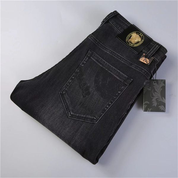 mens jeans elasticity jean hombre designer trousers men and women fashion brand luxury pants denim pant trend brand motorcycle pants mens sk, Black
mens jeans elasticity jean hombre designer trousers men and women fashion brand luxury pants denim pant trend brand motorcycle pants mens sk, Black