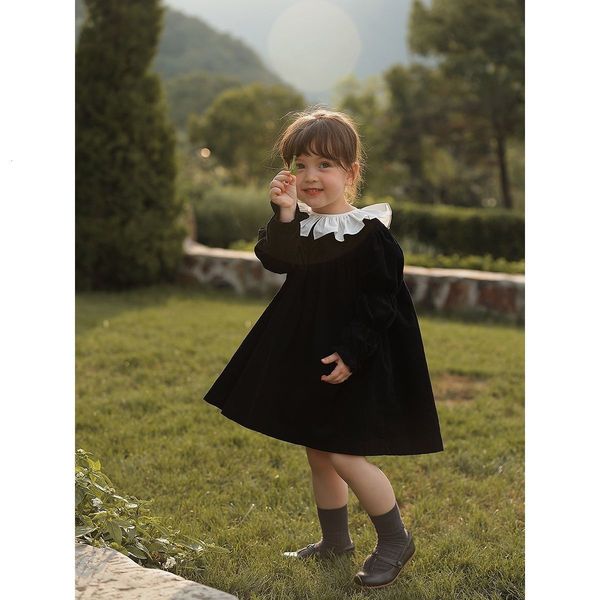 girl's dresses baby girls fashion corduroy dress spring autumn kids white collar long sleeve elegant princess dresses children clothes, Red;yellow
girl's dresses baby girls fashion corduroy dress spring autumn kids white collar long sleeve elegant princess dresses children clothes, Red;yellow