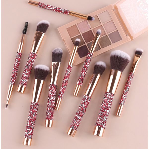 beauty items diamond pink 10 pcs make up brush synthetic hair makeup brushes luxury private label makeup brush set
beauty items diamond pink 10 pcs make up brush synthetic hair makeup brushes luxury private label makeup brush set