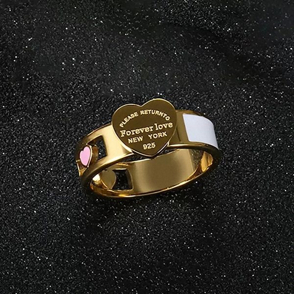 fashion hollow colorful heart rings stainless steel big heart tag white shell ring for women girls female men wedding jewelry 02kg#, Silver
fashion hollow colorful heart rings stainless steel big heart tag white shell ring for women girls female men wedding jewelry 02kg#, Silver