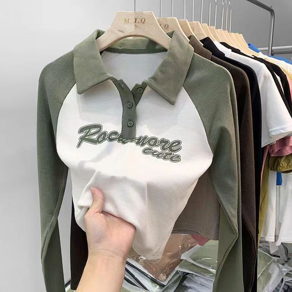 women's polos short sleeve lapel tshirt casual fashion letter printing vneck pullover polo summer clothes tees 230317, White
women's polos short sleeve lapel tshirt casual fashion letter printing vneck pullover polo summer clothes tees 230317, White