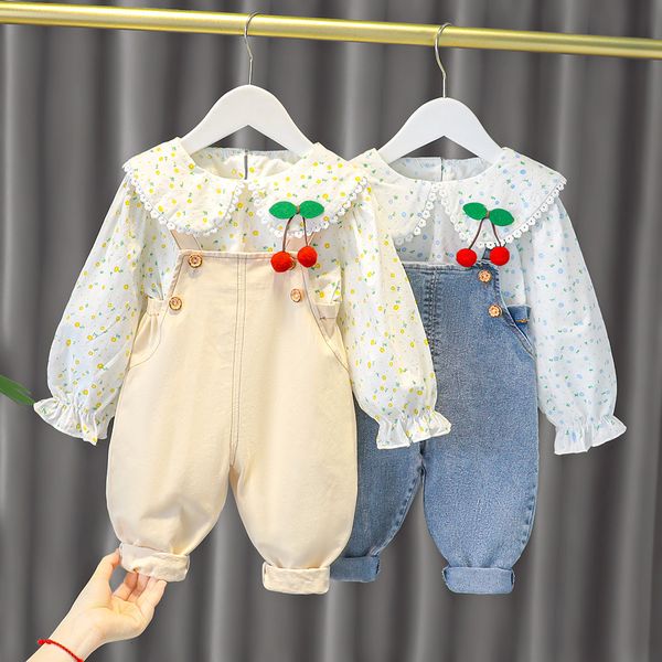 clothing sets 2023 spring autumn chilldren sweet baby girl clothes floral shirt and pants 2pcs casual large lapel suit 230317, White
clothing sets 2023 spring autumn chilldren sweet baby girl clothes floral shirt and pants 2pcs casual large lapel suit 230317, White