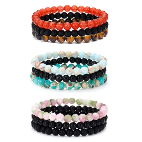 6mm natural stone handmade beaded strands charm bracelets set elastic jewelry for women men lover, Golden;silver
6mm natural stone handmade beaded strands charm bracelets set elastic jewelry for women men lover, Golden;silver