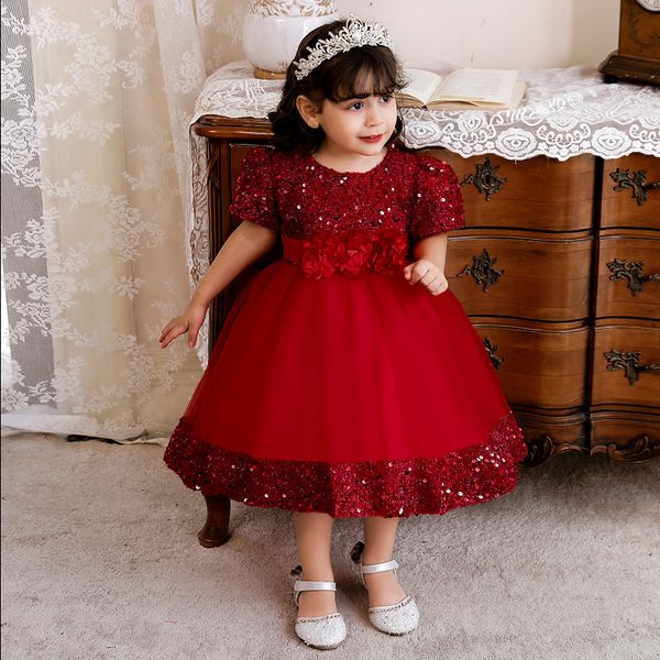girl's dresses focusnorm 5 colors kid girl princess dress 0-4y sequied lace mesh patchwork knee length tutu dress with big bowknot 2303, Red;yellow
girl's dresses focusnorm 5 colors kid girl princess dress 0-4y sequied lace mesh patchwork knee length tutu dress with big bowknot 2303, Red;yellow