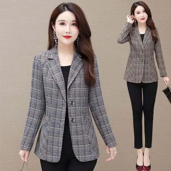 women's suits blazers xl-5xl spring women's jacket fashion plaid long sleeve blazer women clothes elegant ladies business office s, White;black
women's suits blazers xl-5xl spring women's jacket fashion plaid long sleeve blazer women clothes elegant ladies business office s, White;black