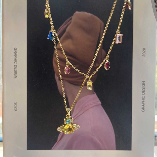 pendant necklaces strands strings colorful zircon empress dowager west series planet classic full diamond necklace fashion simple wanda qual, Silver
pendant necklaces strands strings colorful zircon empress dowager west series planet classic full diamond necklace fashion simple wanda qual, Silver